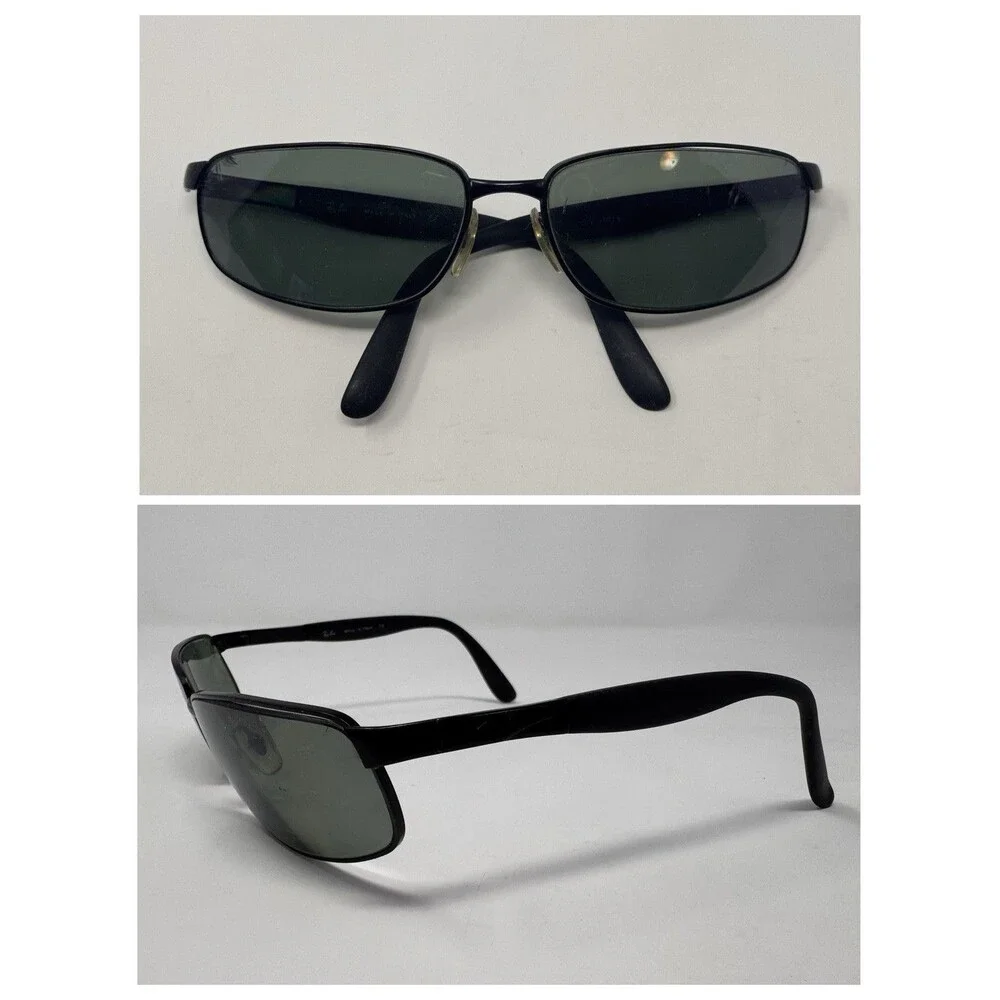 Ray-Ban RB3254 006 Black Wrap Sunglasses Frames Only 61-16 Italy